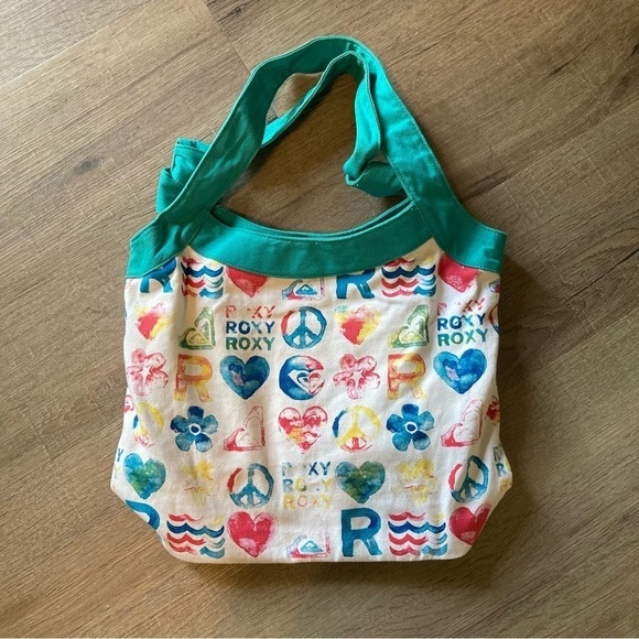 ROXY Monogram Tote EUC - Picture 2 of 7